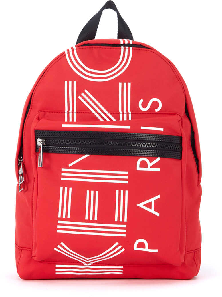 Rucsac Kenzo In Red And White Nylon Backpack Red