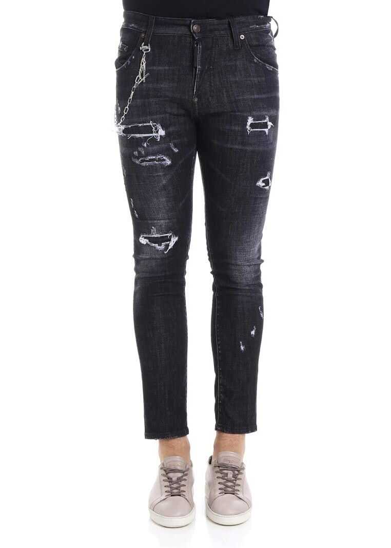 Blug DSQUARED2 Skater Jeans Black