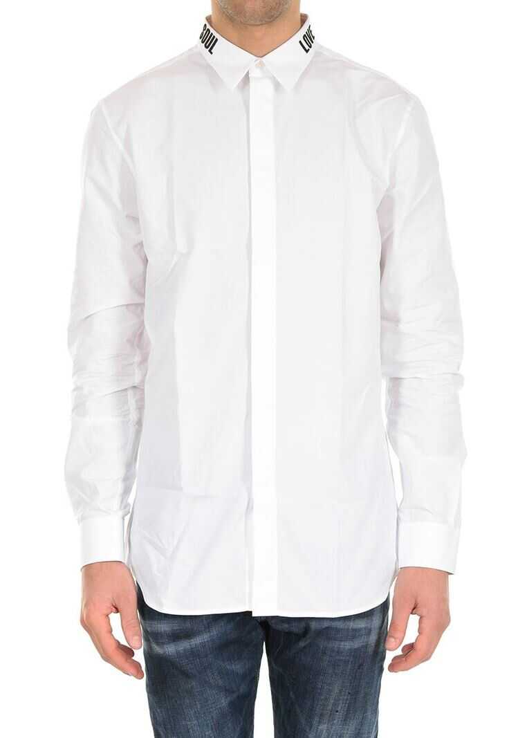 Camasa Givenchy Love With Your Soul Shirt White