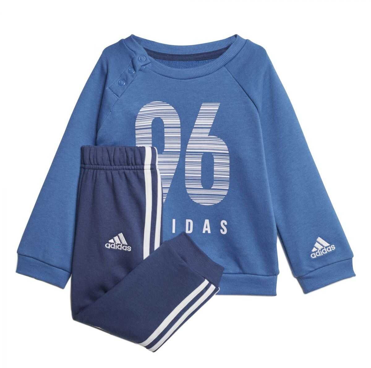 Bluza adidas I E CREW JOG FT TRAROY/WHITE