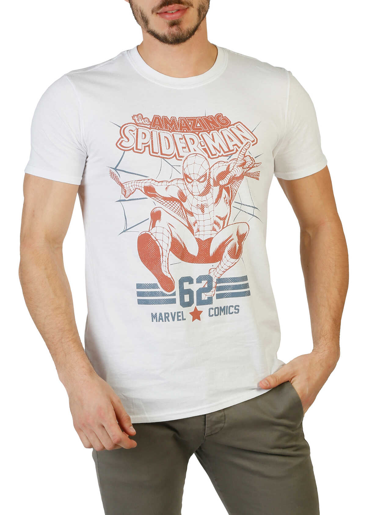 Tricou Marvel Rbmts207 White