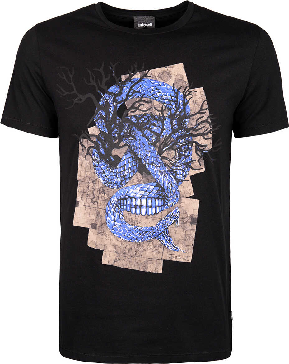 Tricou Roberto Cavalli Just Cavalli T-shirt Czarny