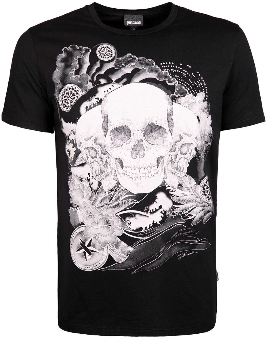 Tricou Roberto Cavalli Just Cavalli T-shirt Czarny