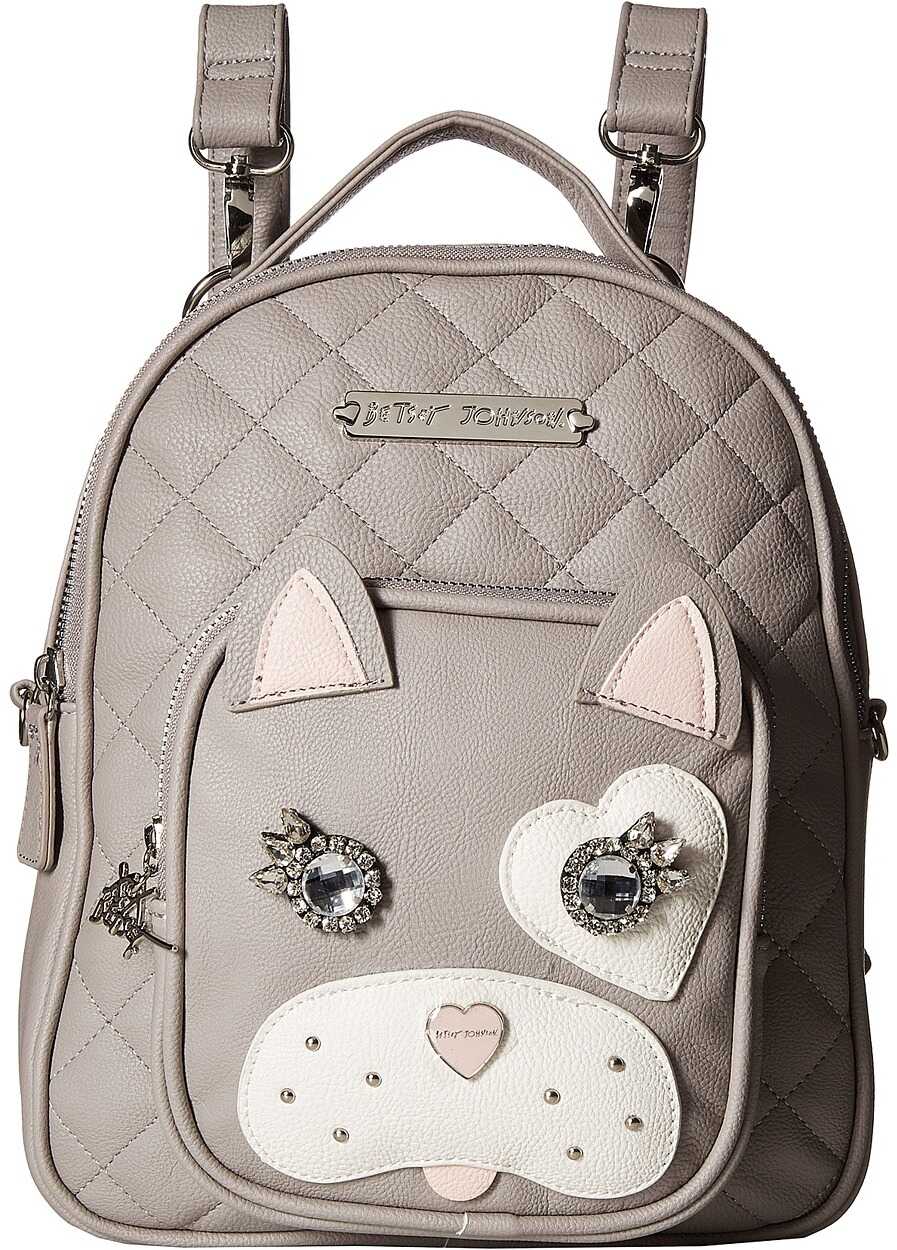 Rucsac Betsey Johnson Convertible Backpack Grey Multi