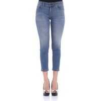Blugi Burberry Light Blue Crop Cotton Jeans