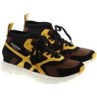 Sneakers Suond High Sneakers With Yellow Details Barbati