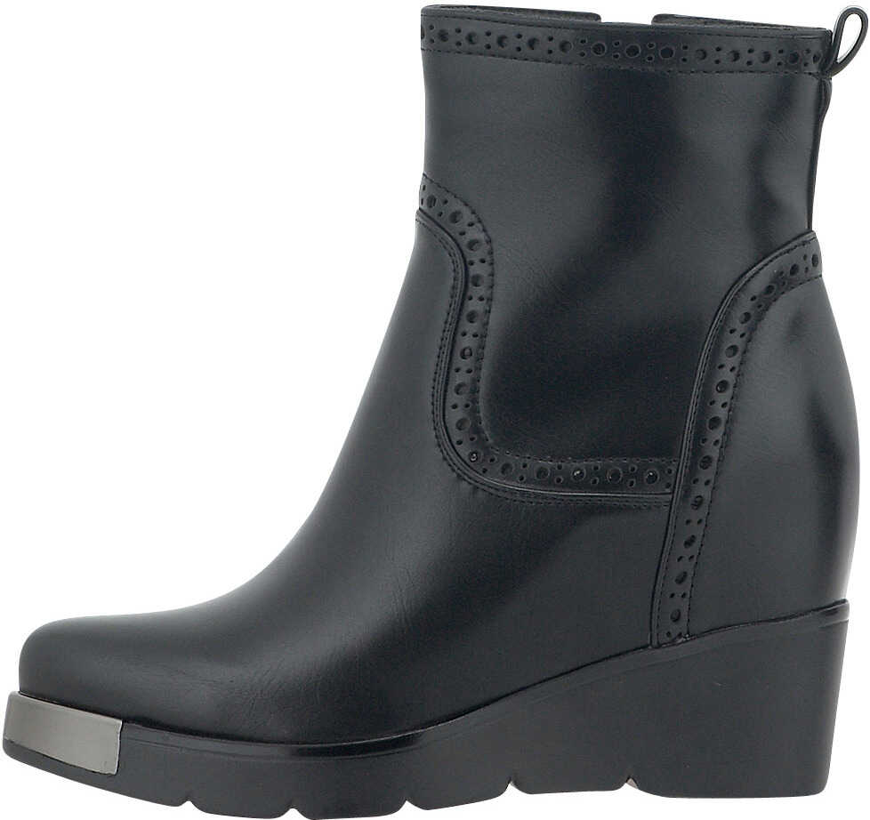 Gheata Nikki Me Women's Dress Wedged Boots In Black Black