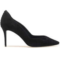 Pantofi cu Toc Brianna Women's Suede Black Pumps Femei