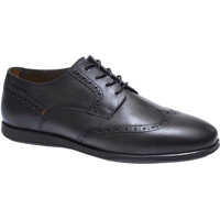 Pantofi Reid Wing Tip Men's Black Brogue Shoes Barbati