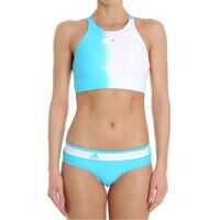 Bikini Light-Blue And White Top Bikini Femei