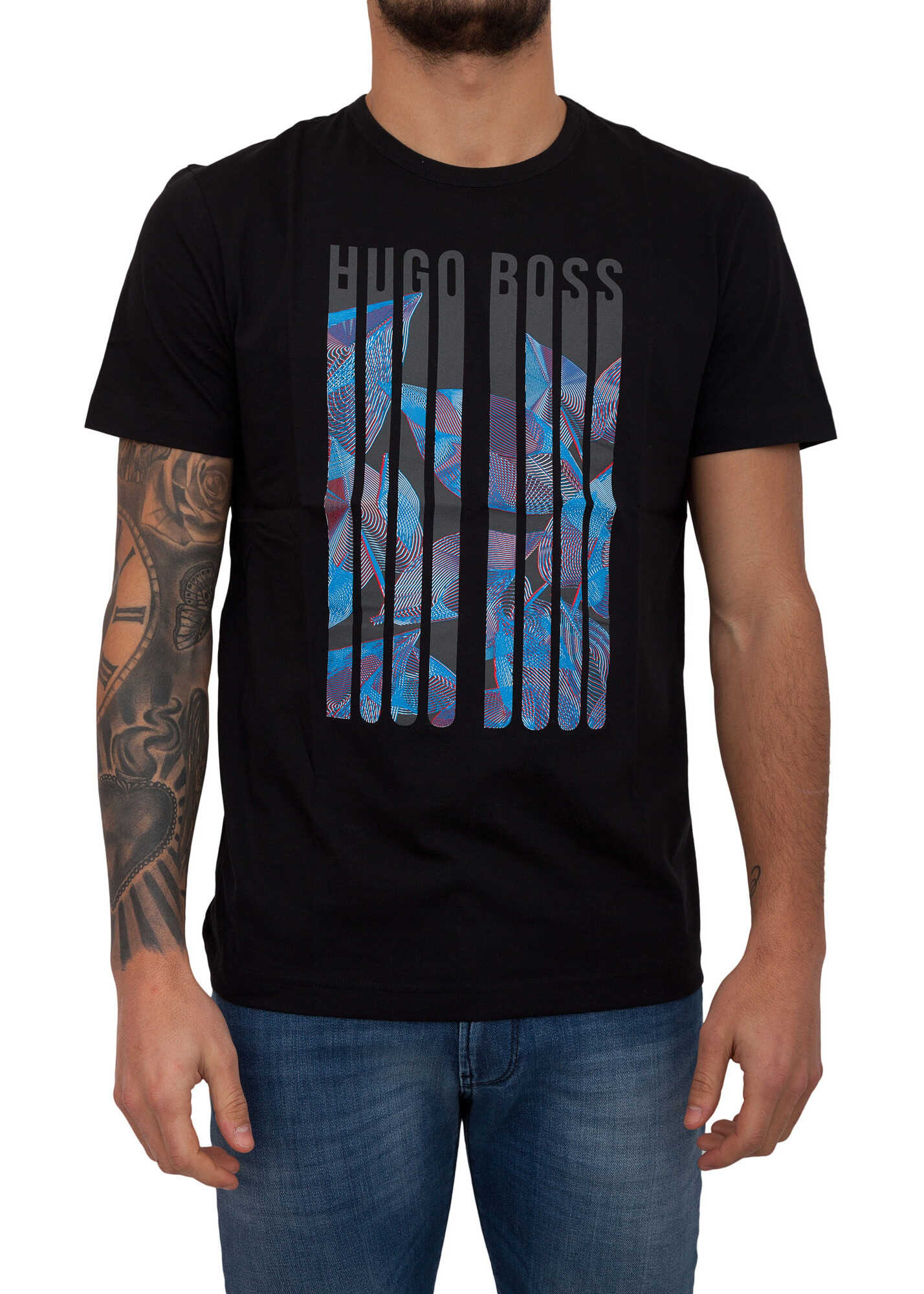 Tricou BOSS Hugo Boss 8870D0FE BLACK