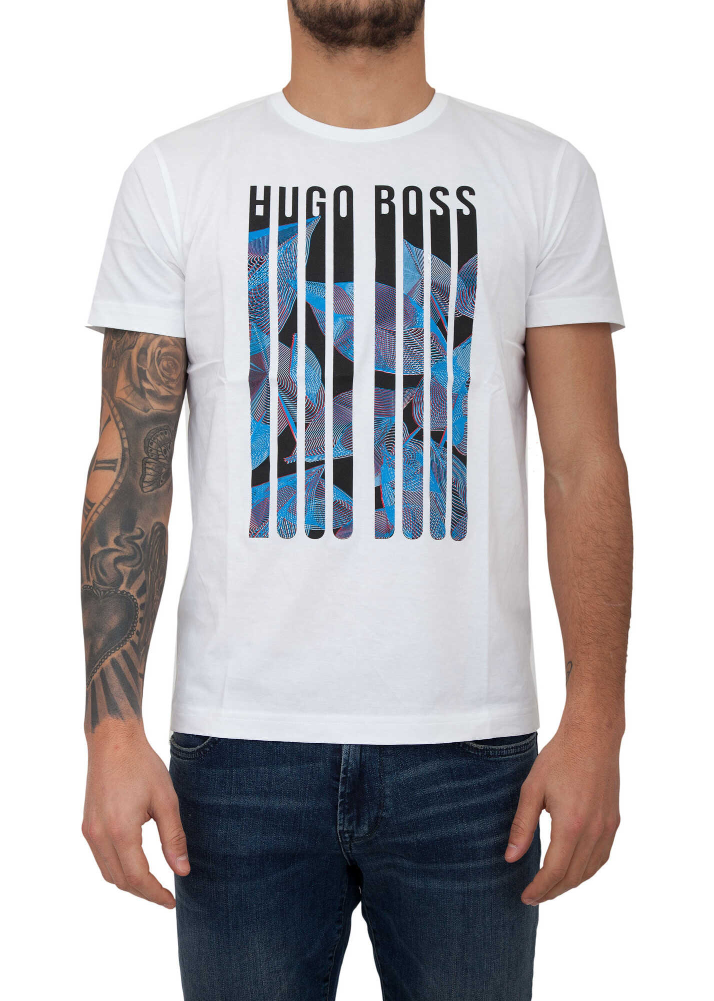 Tricou BOSS Hugo Boss 18DCA278 WHITE