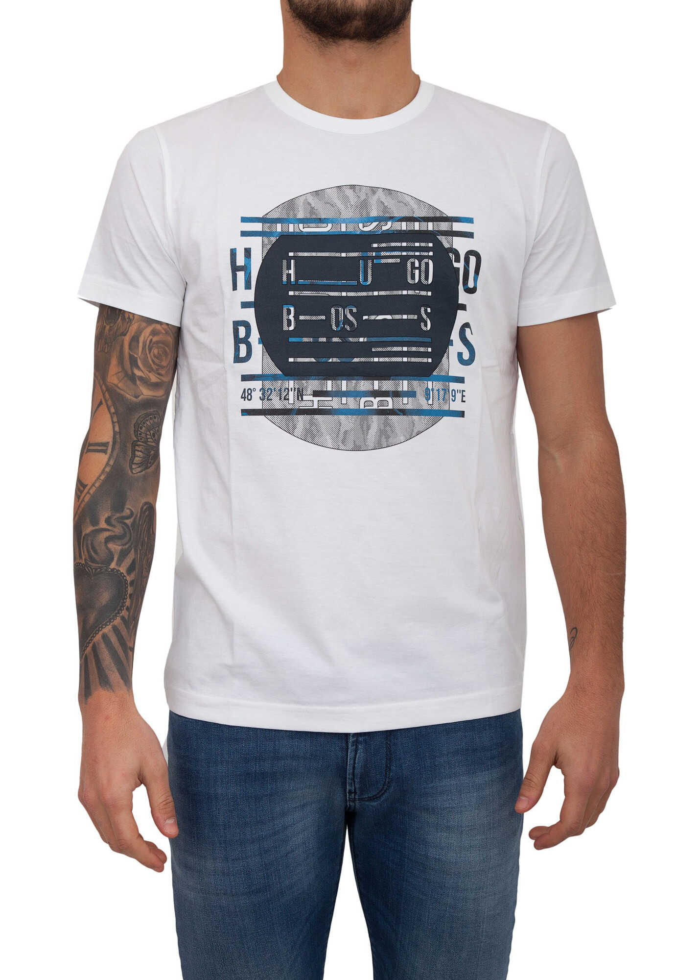 Tricou BOSS Hugo Boss 9A145251 WHITE
