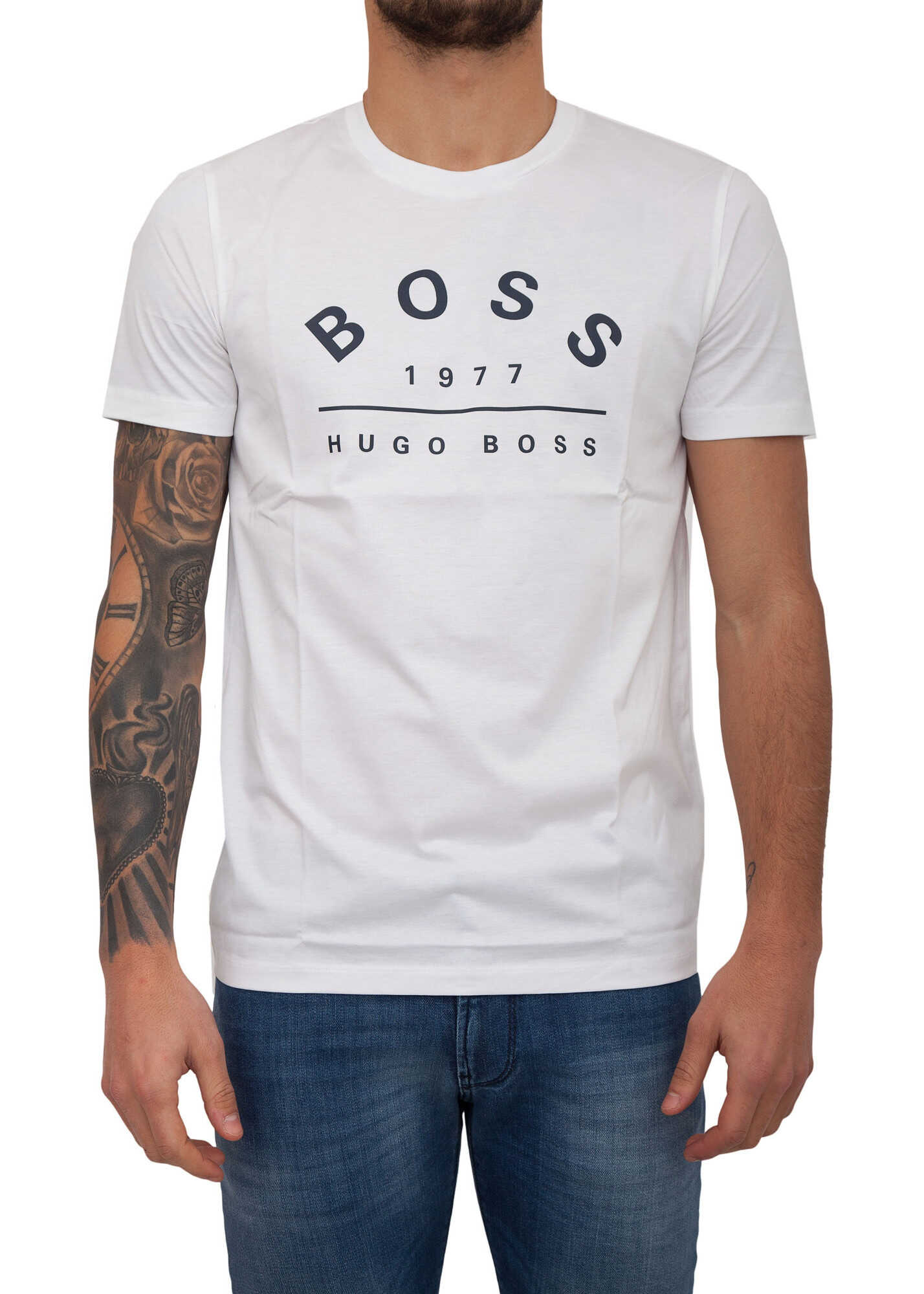 Tricou BOSS Hugo Boss 639D4EFA WHITE