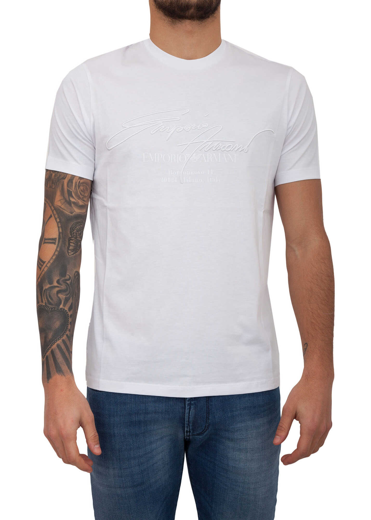 Tricou Emporio Armani 60C97165 WHITE