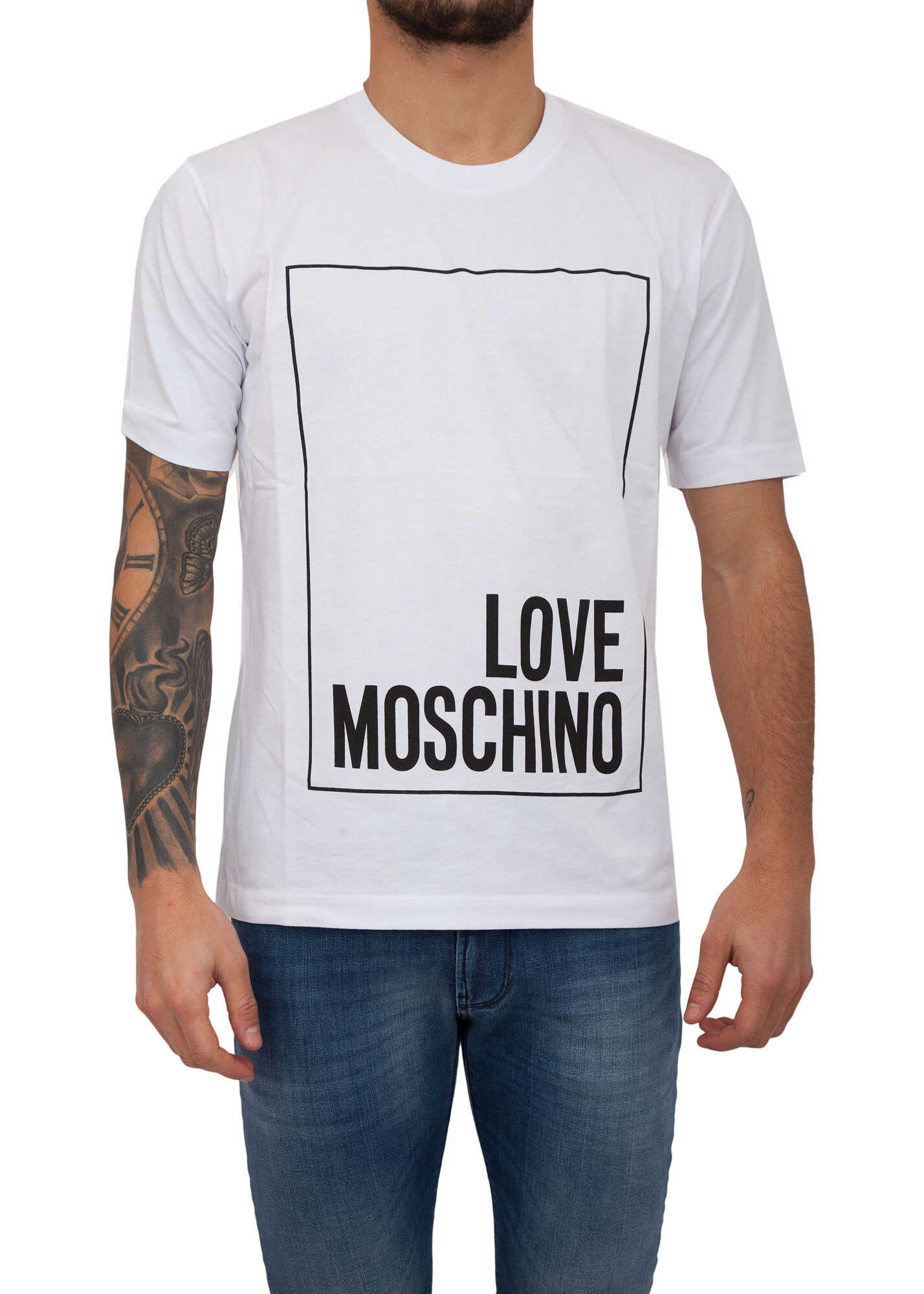 Tricou LOVE Moschino 549A8D94 WHITE