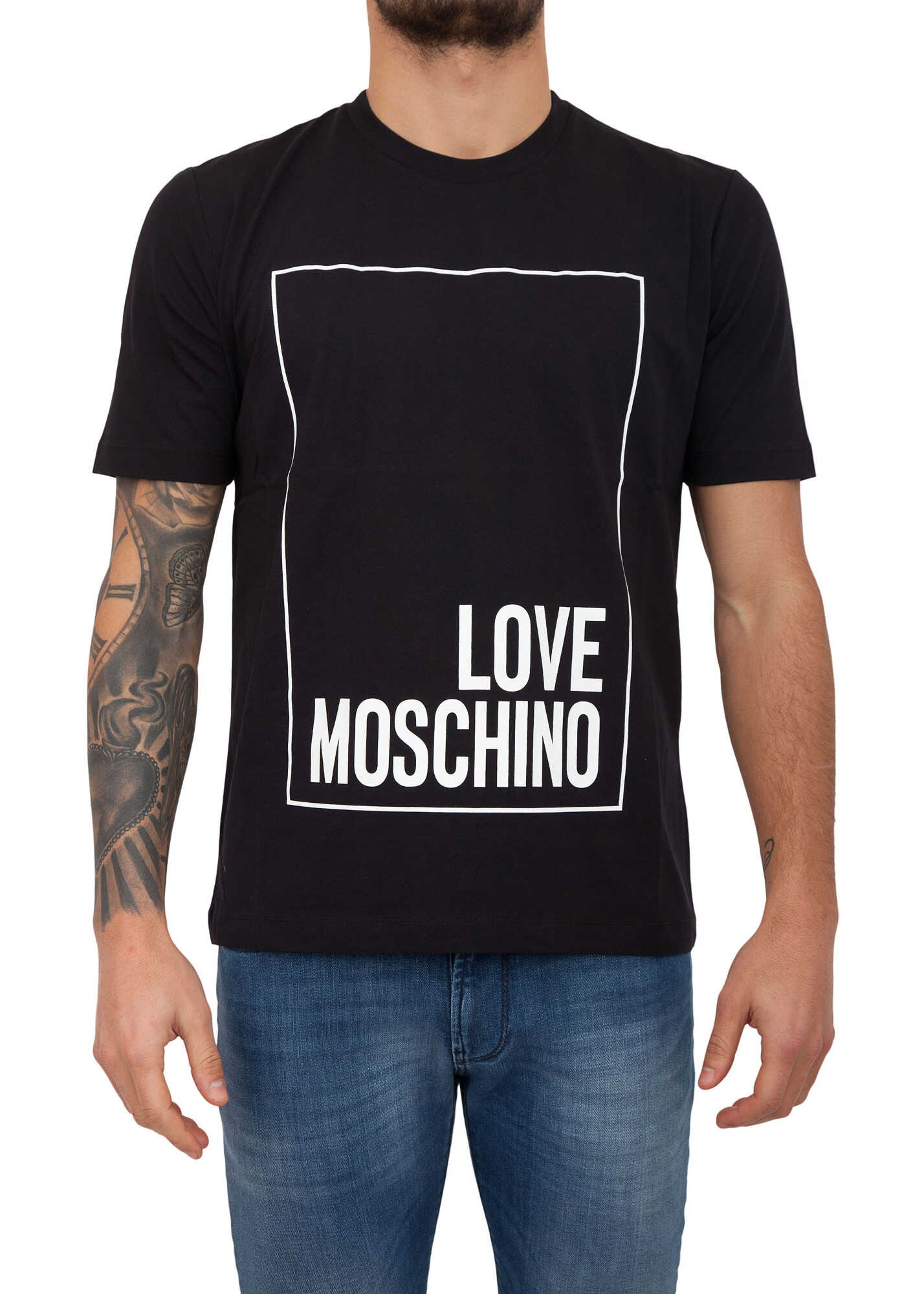Tricou LOVE Moschino F7DB93F3 BLACK
