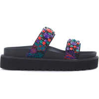 Sandale Steve Madden Slipper Steve Madden Peigi In Eco Pelle Nera Con Cristalli