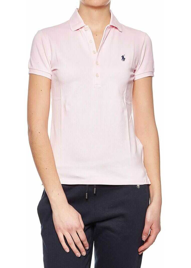 Tricou Ralph Lauren Pink Cotton Polo Pink