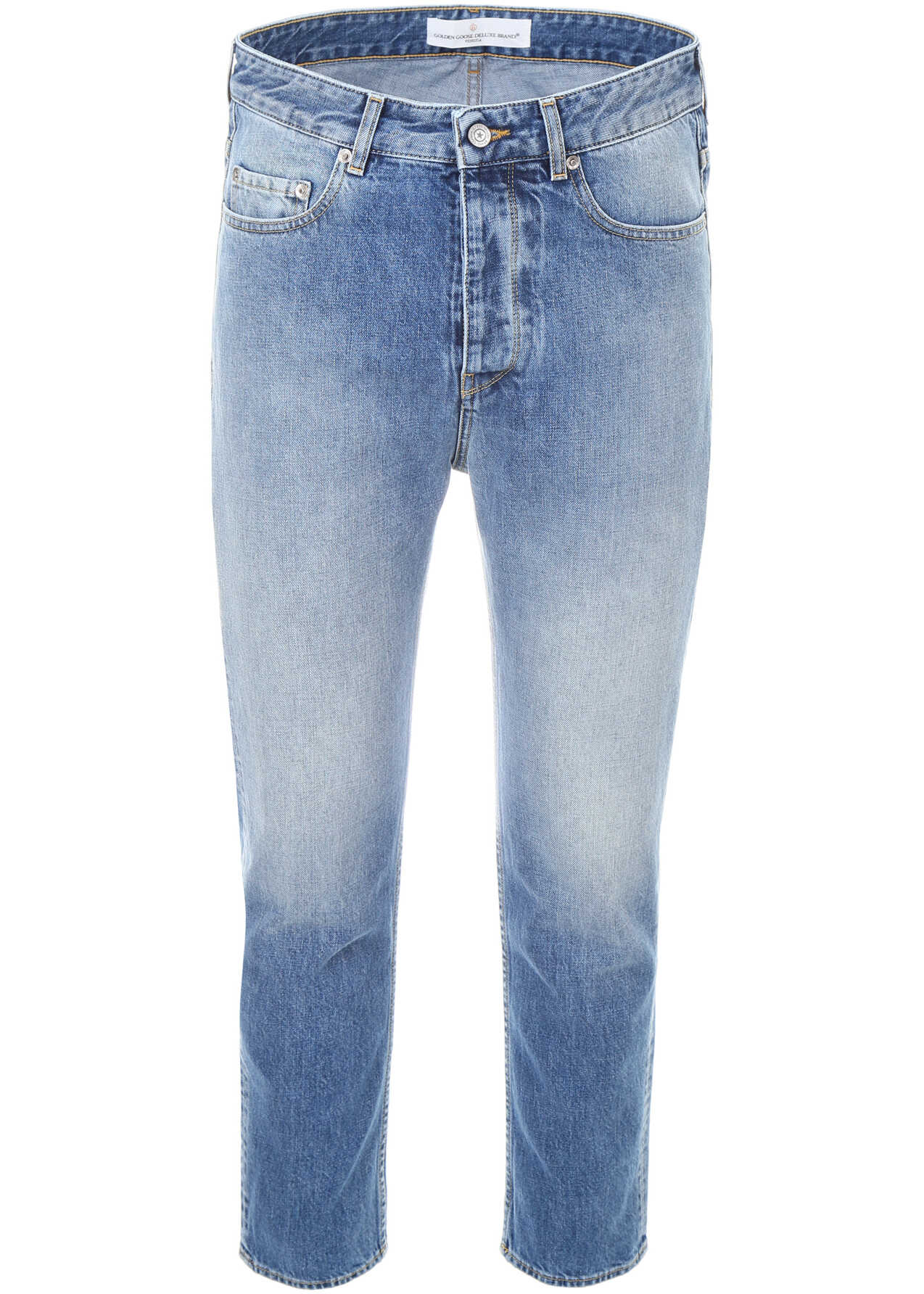 Blug Golden Goose Golden Happy Jeans BLU WASH