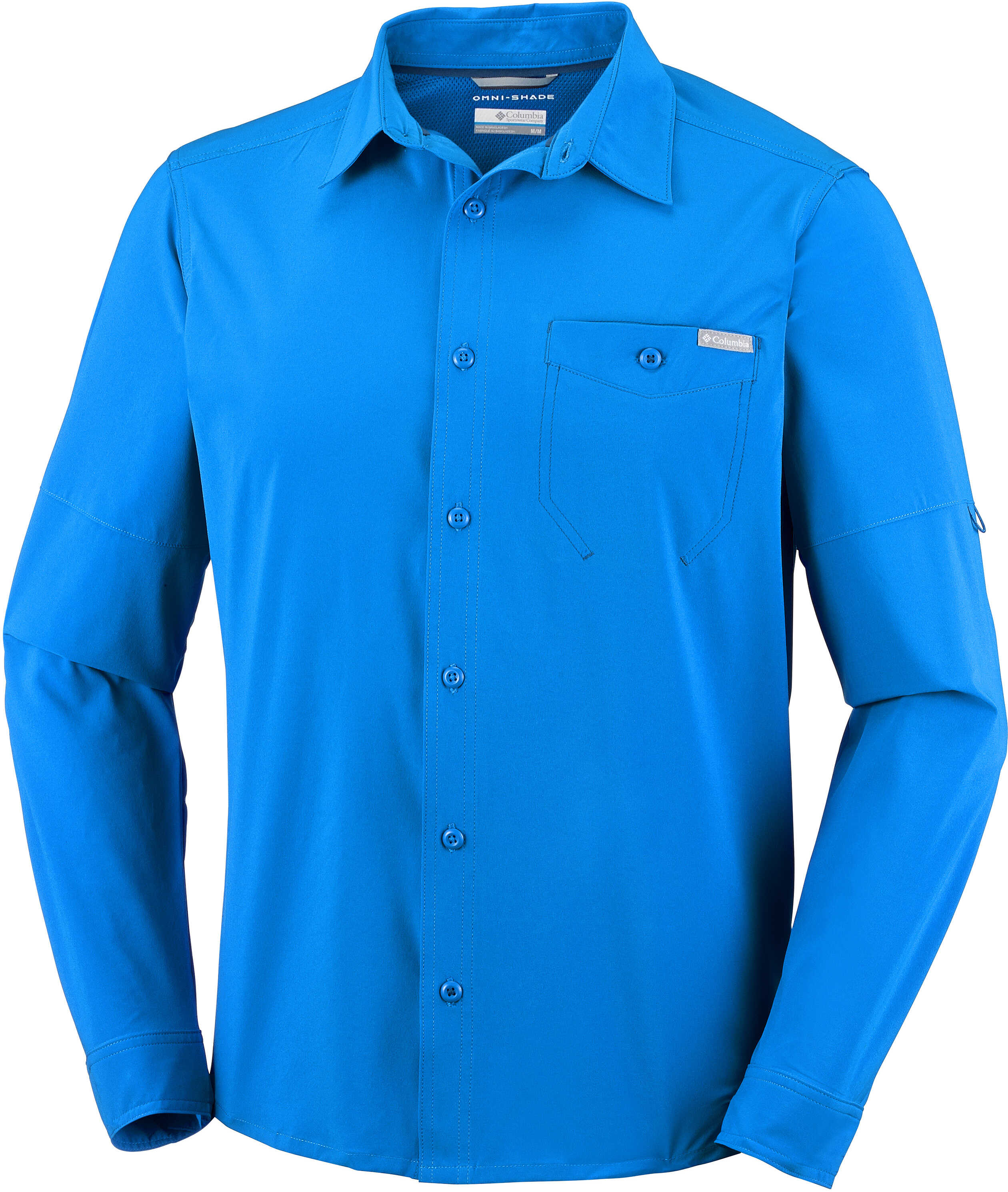 Columbia Triple Canyon Solid Long Sleeve Shirt AM0433 Super Blue