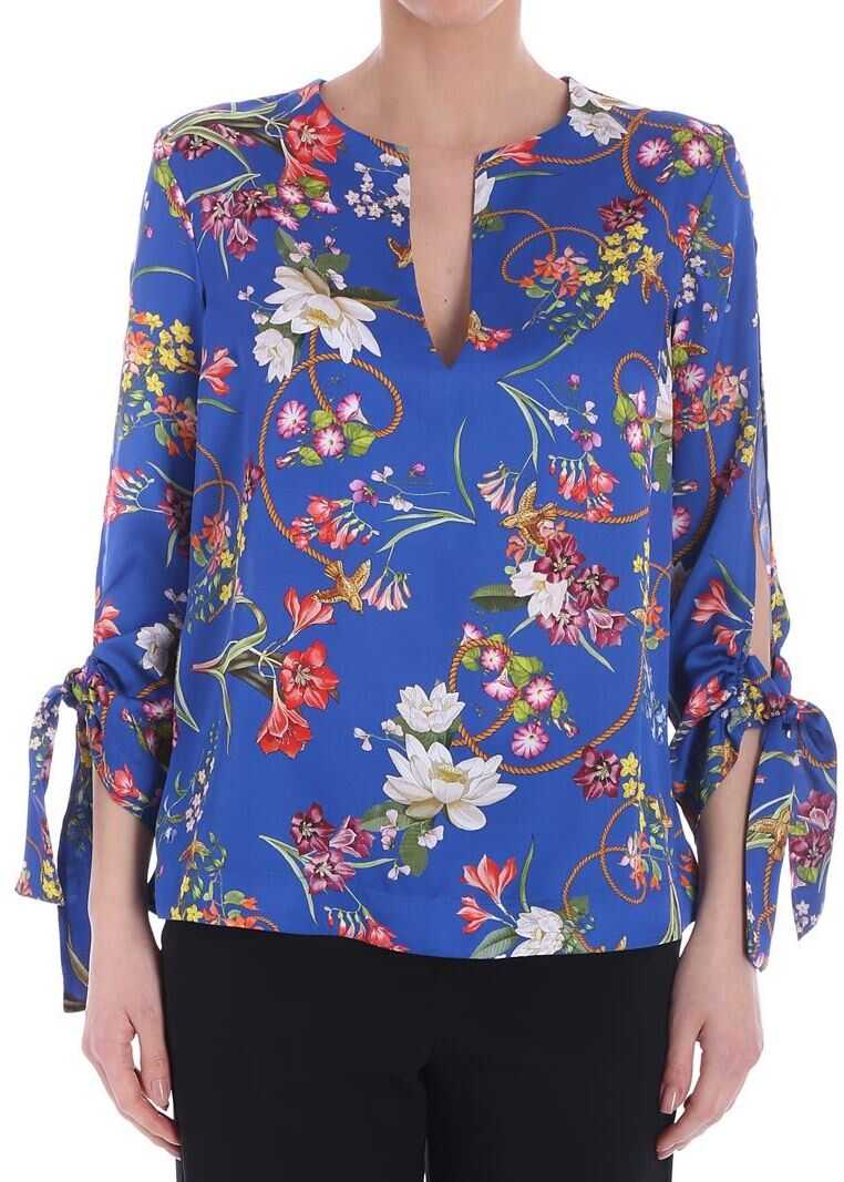 Bluza Pinko Blue Estroverso Blouse Blue