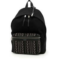 Rucsacuri Cotton And Leather Backpack Barbati