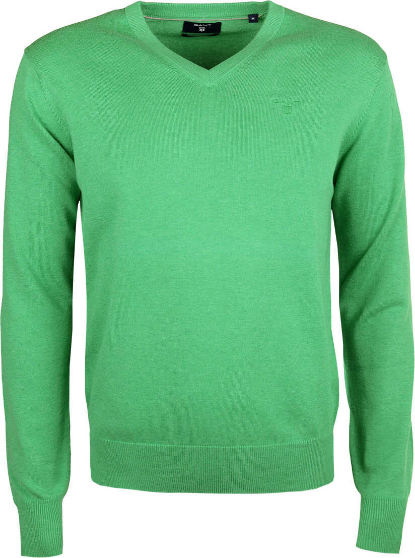 GANT V-Neck 83072 Zielony