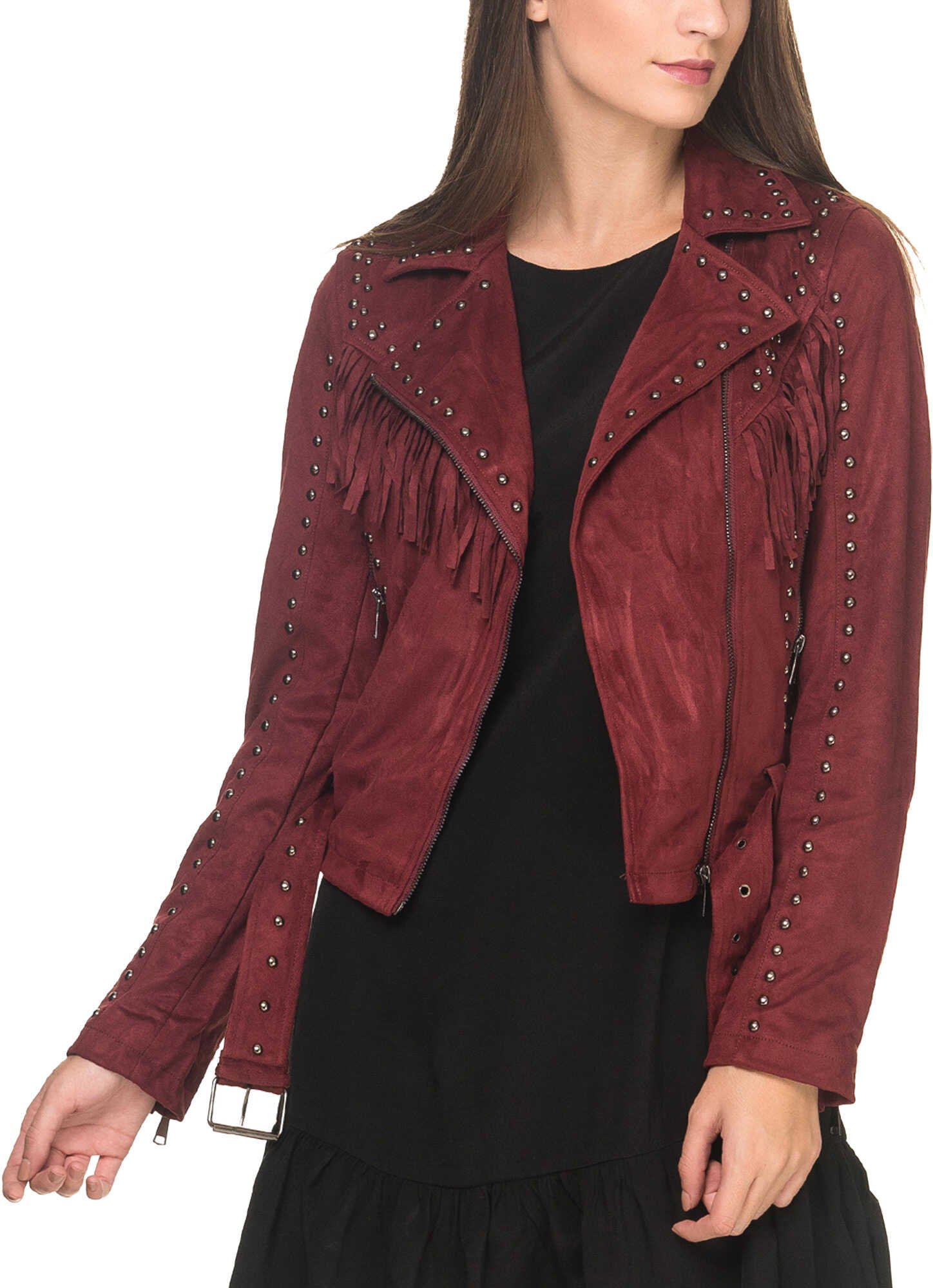 Jacheta Glamorous Women's Burgundy Jacket* Burgundy