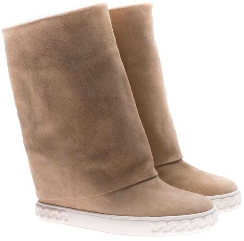 Gheata Casadei Beige Renna Boots Beige
