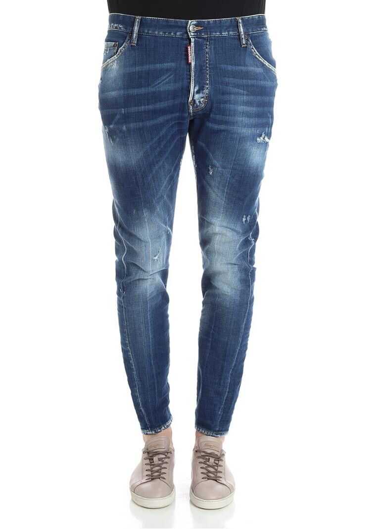 Blug DSQUARED2 Classic Jenny Twist Jeans Blue