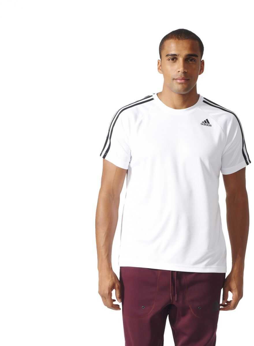 Tricou adidas D2M Tee 3S WHITE