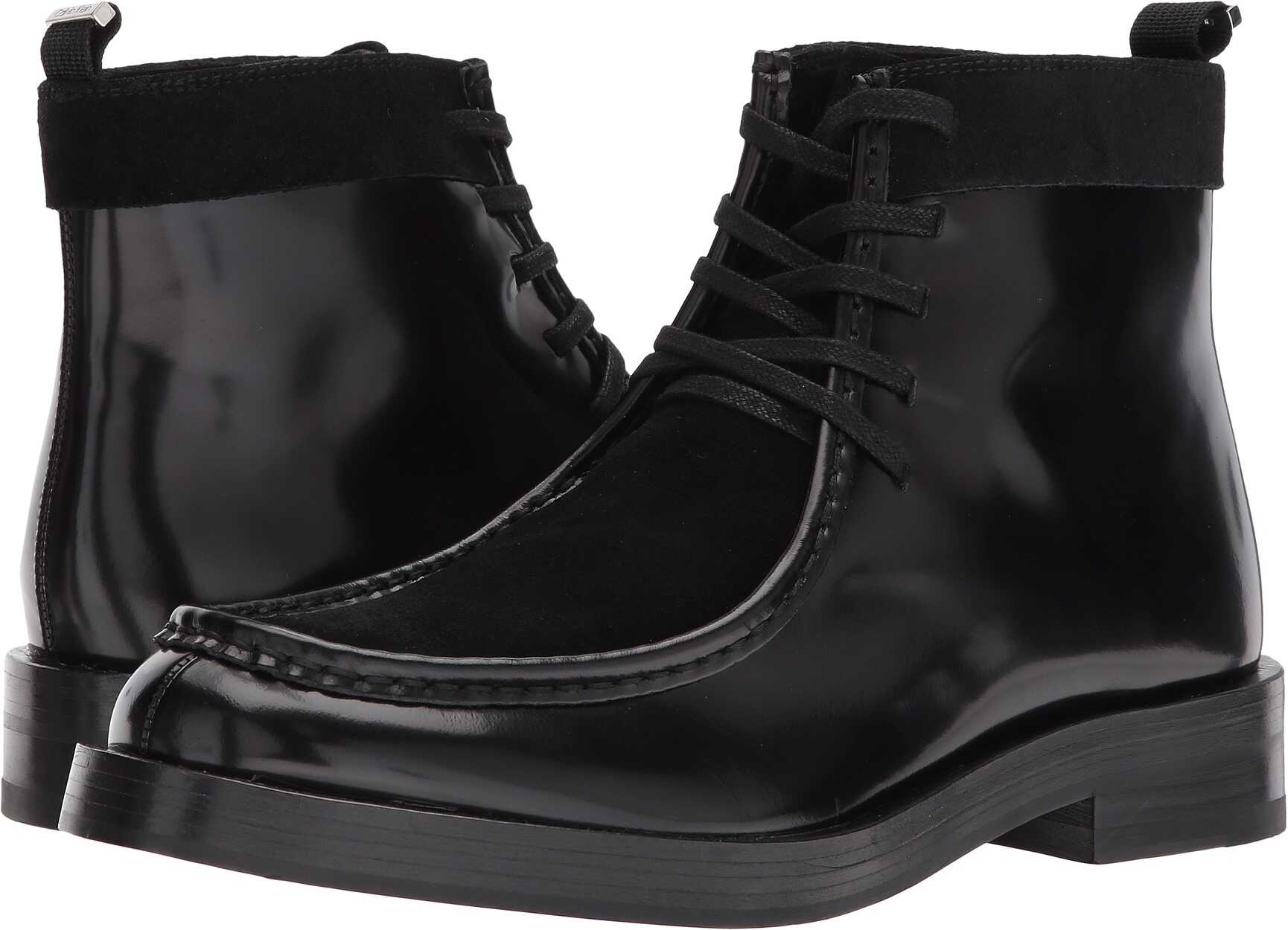 Gheata Calvin Klein Rafi* Black Box Leather/Calf Suede