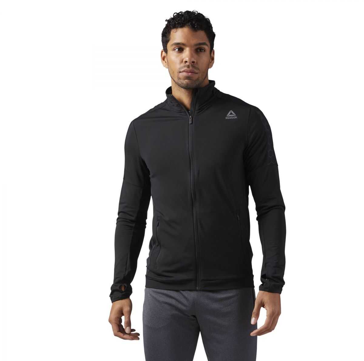 Bluza Reebok HEXAWARM Track Jacket BLACK