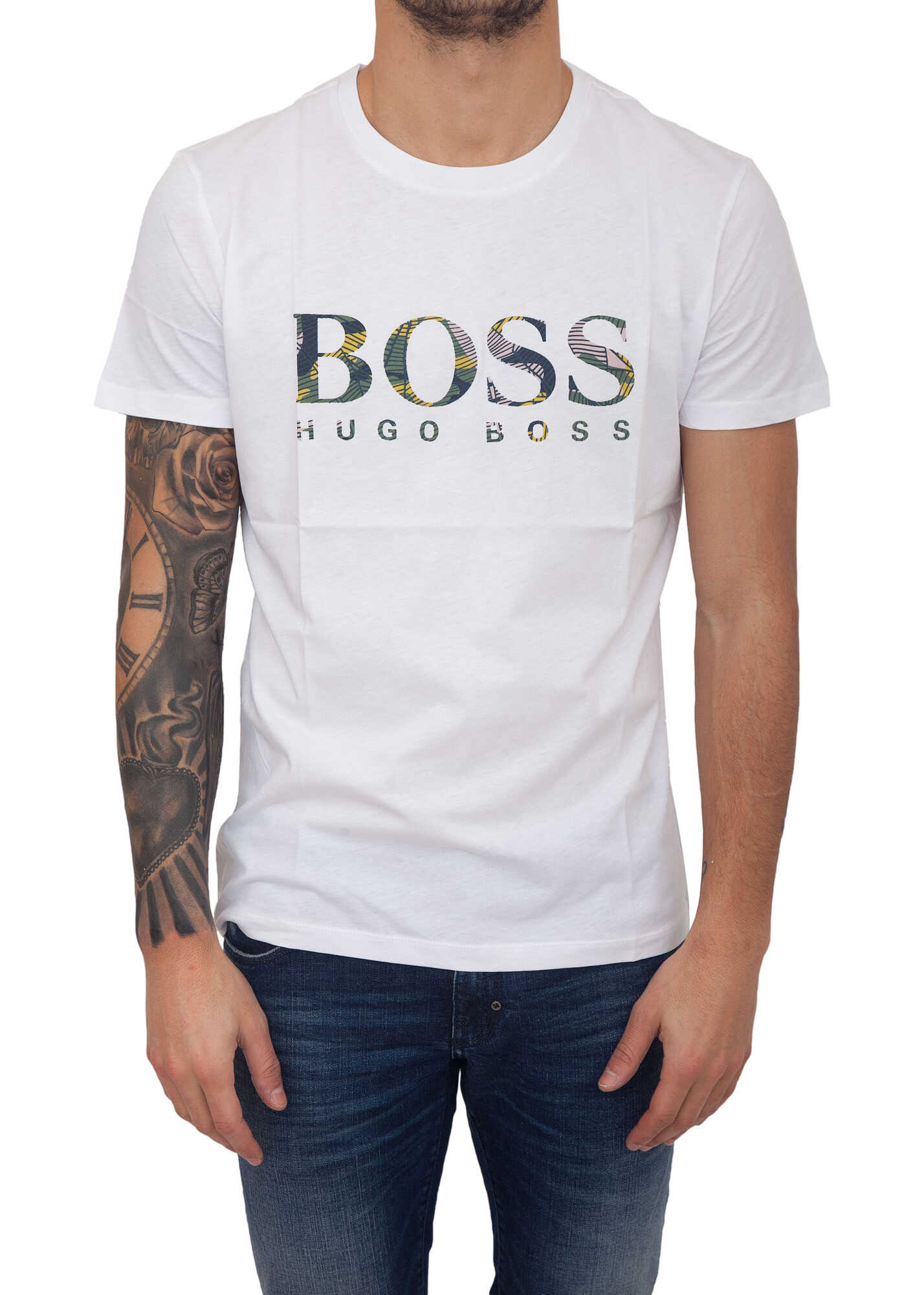 Tricou BOSS Hugo Boss 06230D5F WHITE