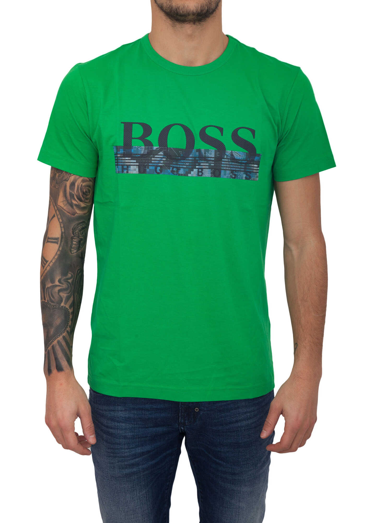 Tricou BOSS Hugo Boss 48750AC8 GREEN