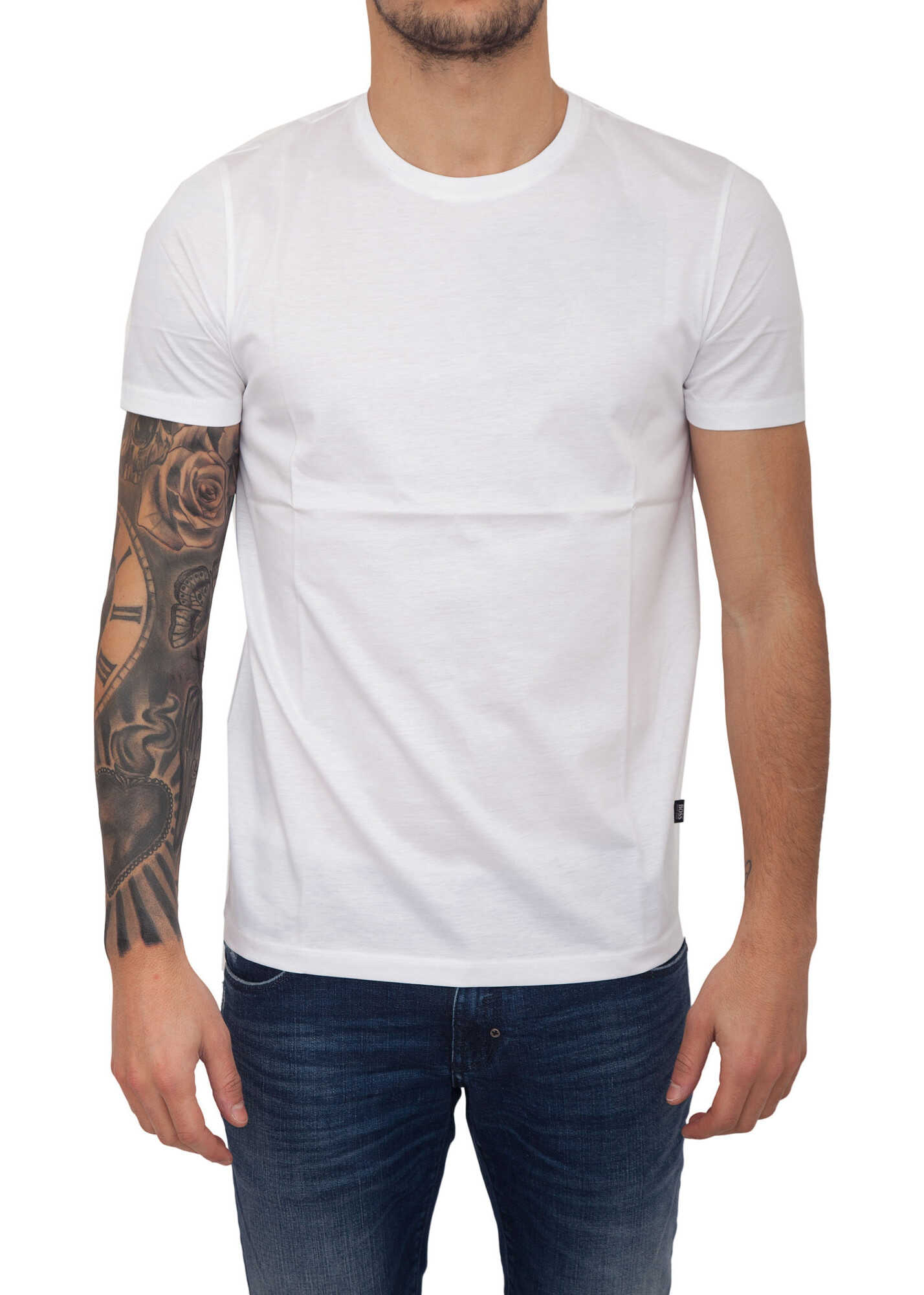 Tricou BOSS Hugo Boss A1FCA5E1 WHITE