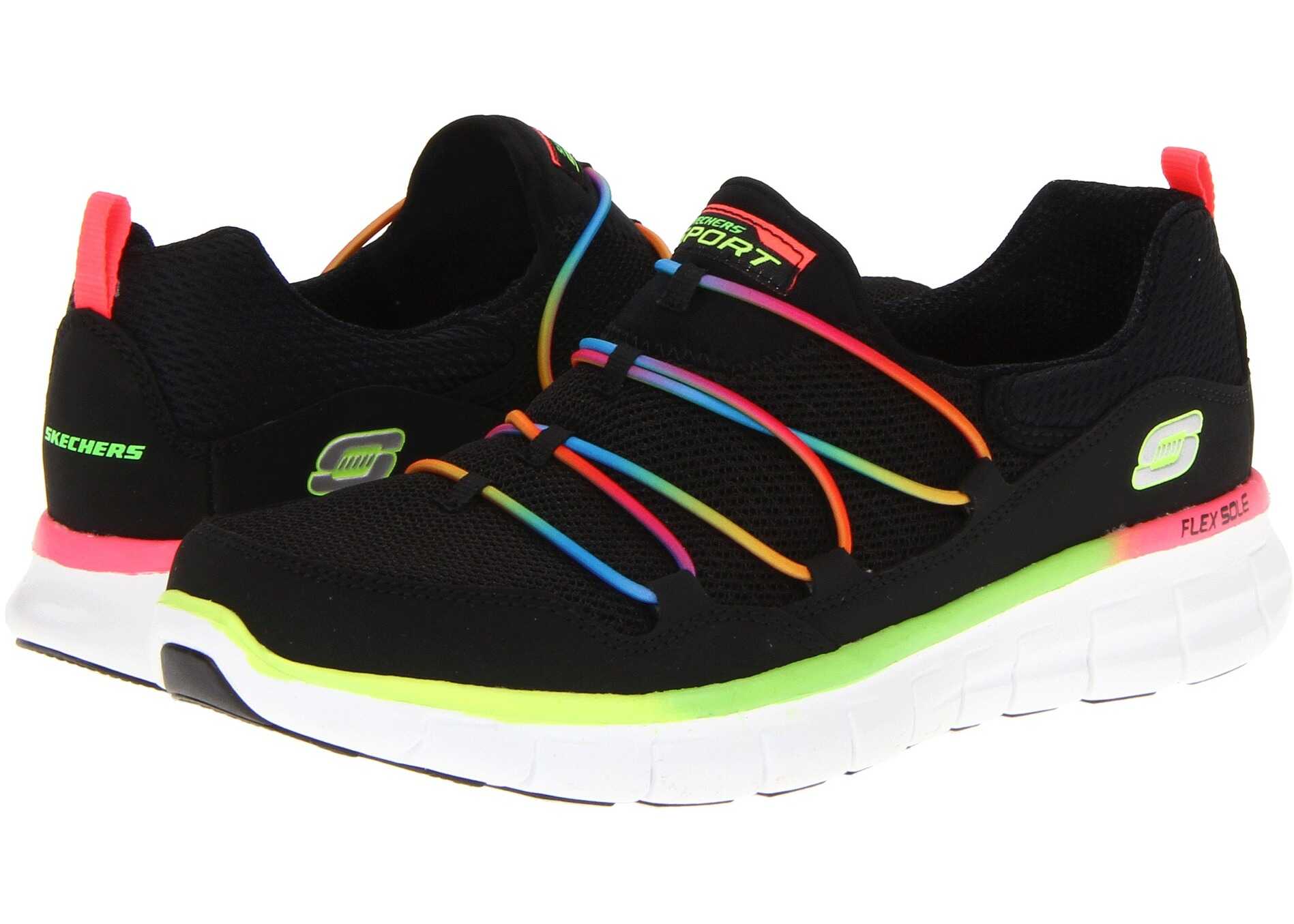 Tenis SKECHERS Synergy - Loving Life Black Multi