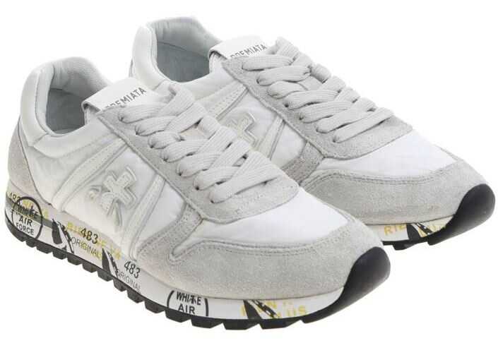 Tenis Premiata White Sky Sneakers White