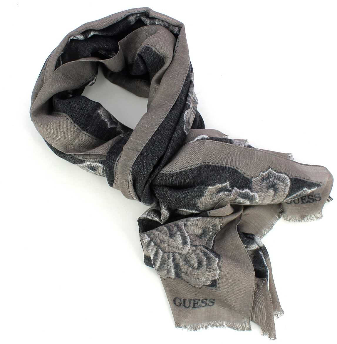Esarfa GUESS A0F5F5D700 BLACK