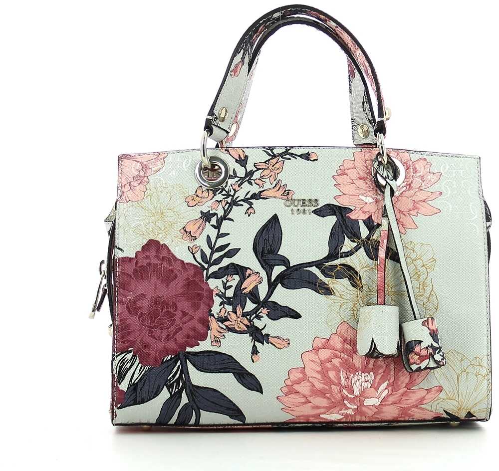 Geanta femei GUESS 1CF00514F6 GREY FLORAL