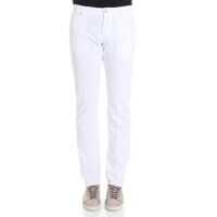 Blugi White Cotton Jeans Barbati