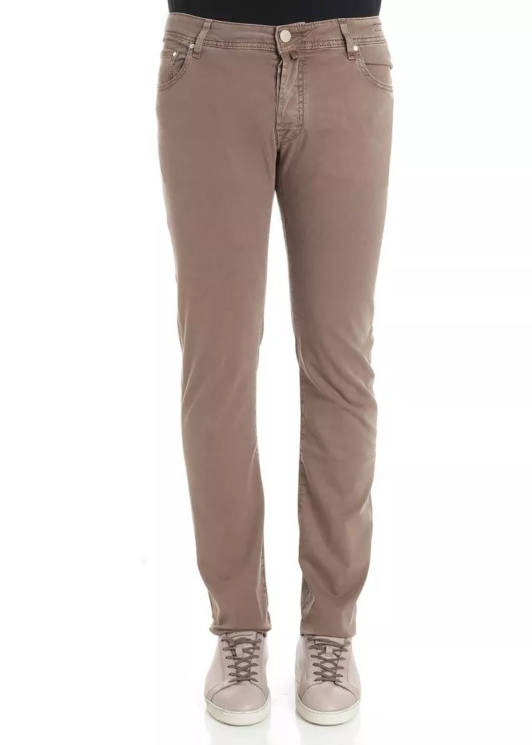 Blug Jacob Cohen Brown Cotton Jeans Brown