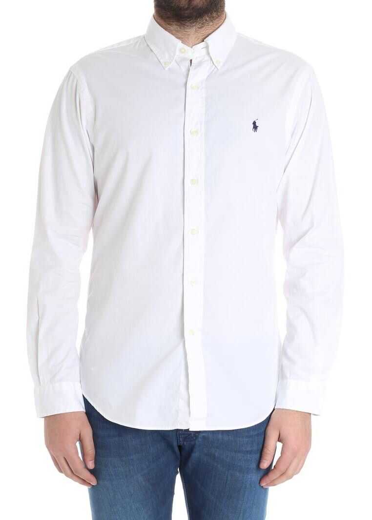 Camasa Ralph Lauren White Shirt With Logo White