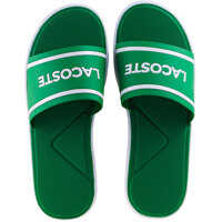 Slapi Lacoste L.30 Slide 118 3 Flip Flops In Green White