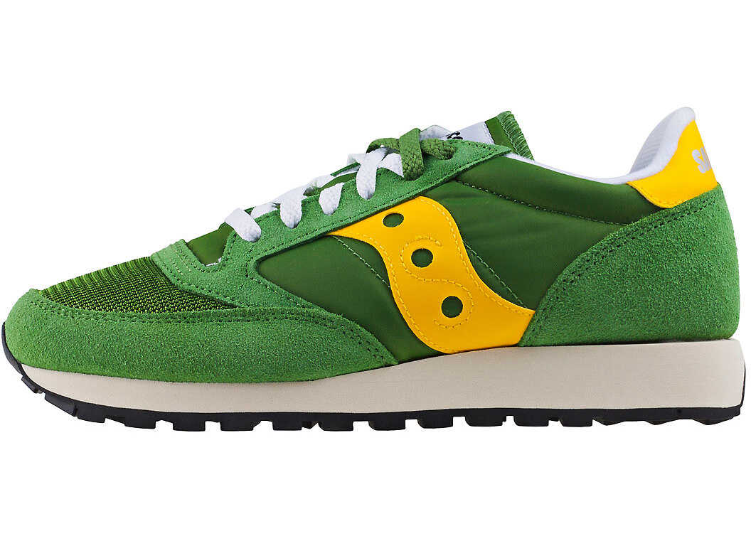 Tenis Saucony Jazz Original Vintage Trainers In Green Yellow Green