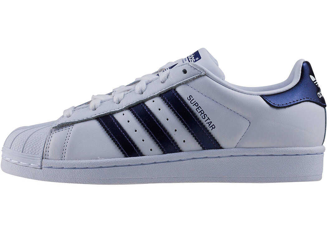 Tenis adidas Superstar Trainers In White Purple White