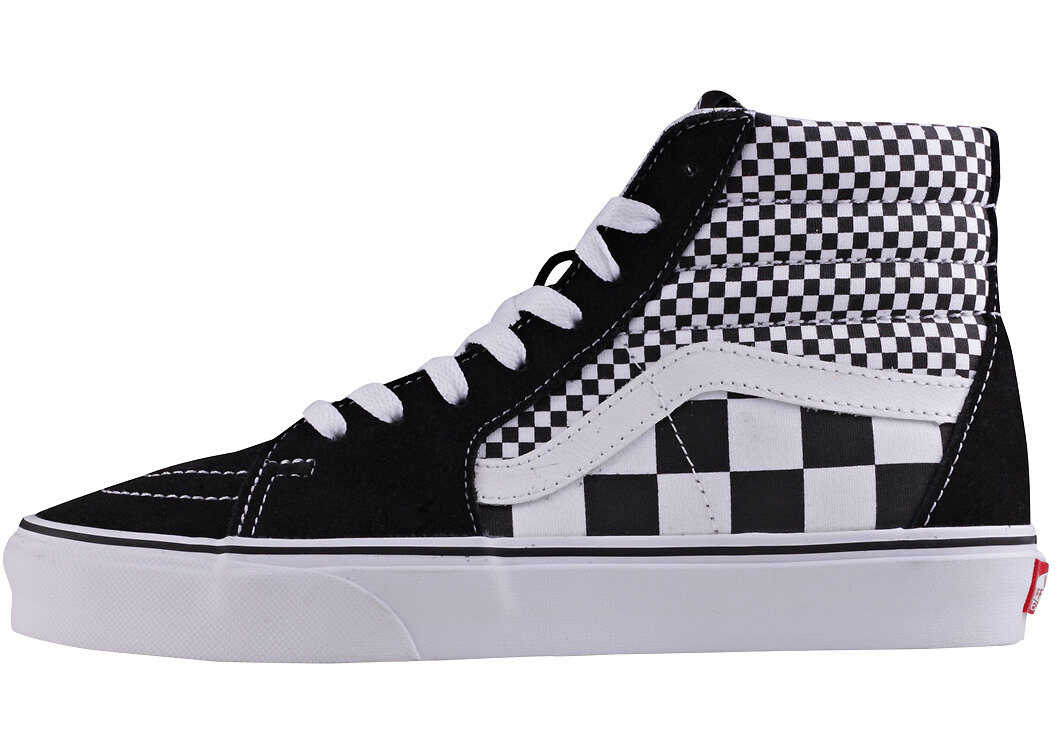 Tenis Vans Sk8-Hi Mix Checker Trainers In Black White Black
