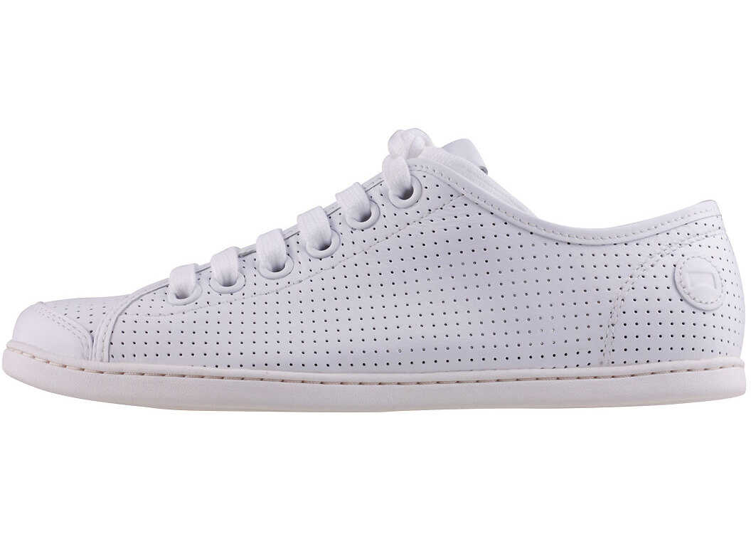 Tenis Camper Uno Perforated Trainers In White White