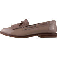 Mocasini Patent Loafer With Tassel Moccasins In Beige Femei